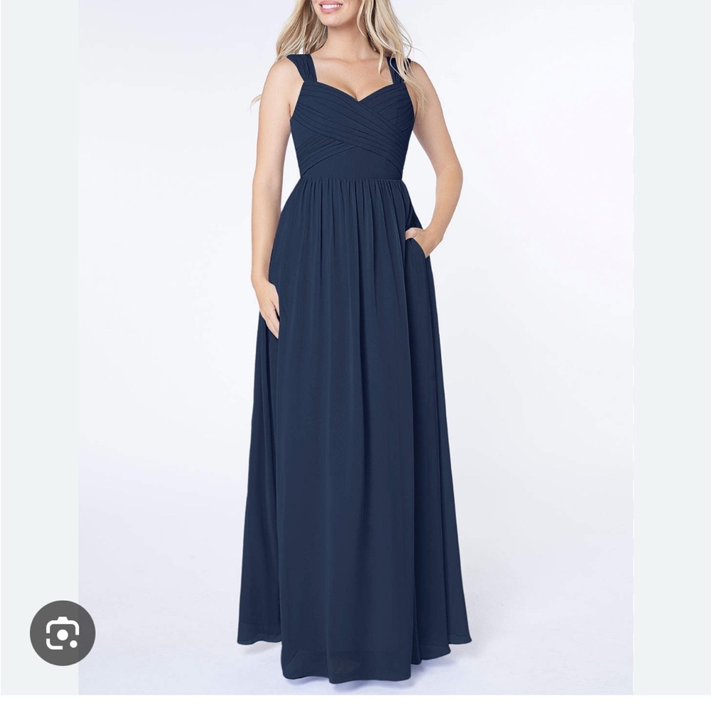 Azazie Raine in Navy Blue - US A4